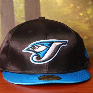 Toronto Blue Jays New Era Black and Light Blue Ballcap Size: 7 1/4